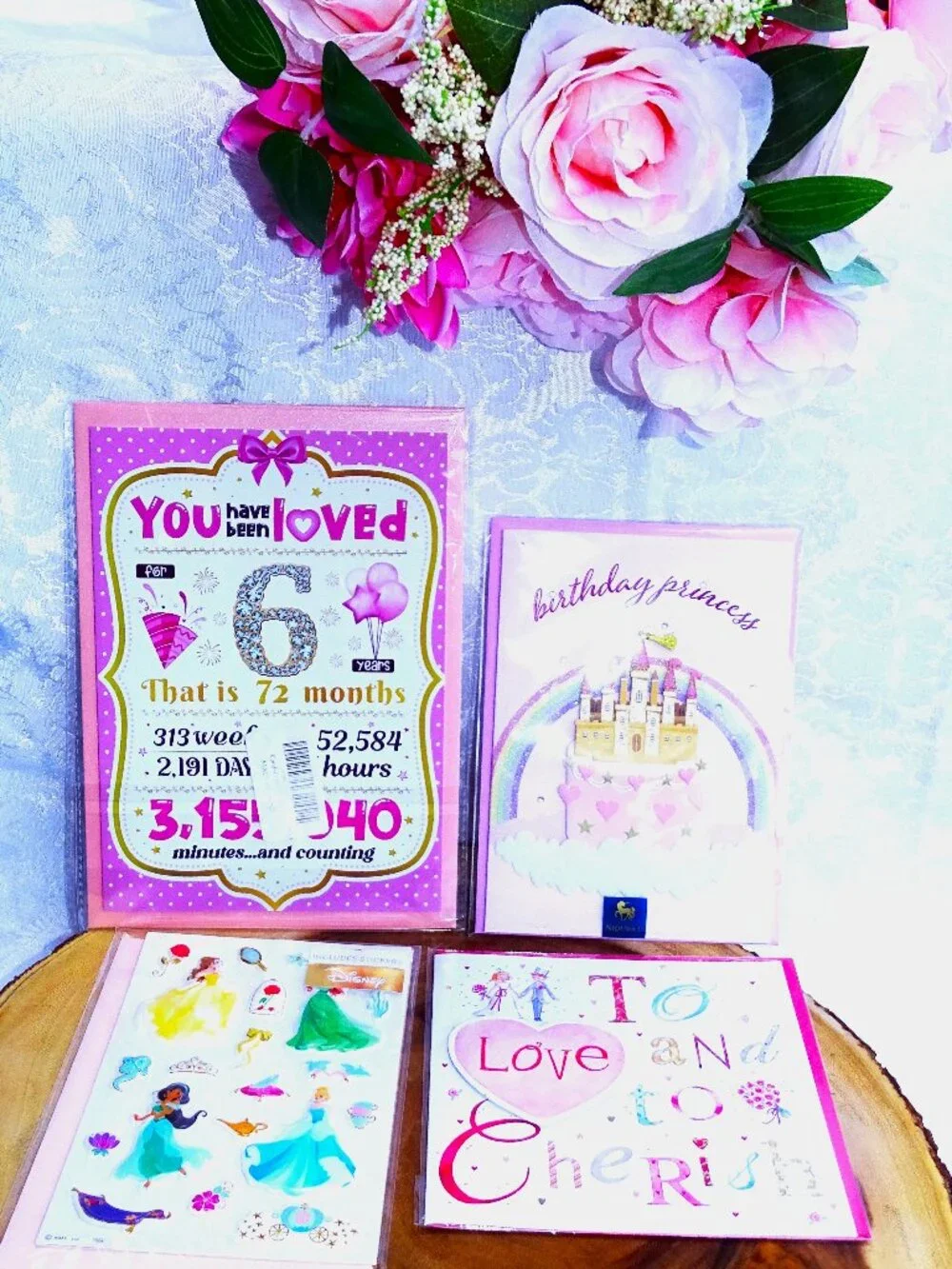 Birthday Cards Wrapped in Cellophane High Quality
